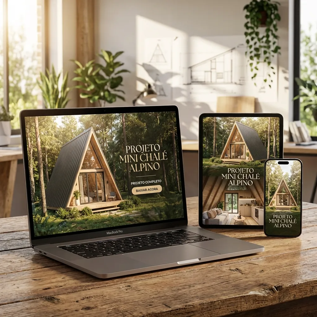 Projeto Mini Chalé Alpino
